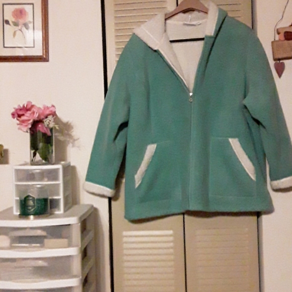 Denim and Company Jackets & Blazers - Denim and Company Mint Green Jacket